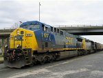 CSX 617 & 8324 lead a grain train northbound